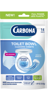 Carbona Toilet Bowl Cleaner Sheets - Ocean Breeze